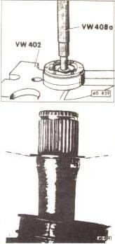 Демонтаж и монтаж ШРУС VW Passat