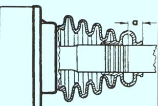 ось левого шарнира размер а=17мм