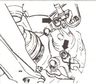 Замена колодок VW Passat