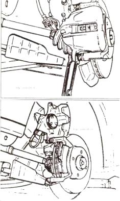 Отвернуть винт на суппорте.Отклонить наверх.