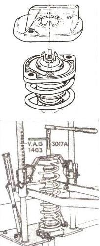 Разборка стойки VW Passat