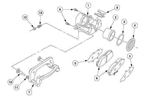 Передняя подвеска Ford Taurus