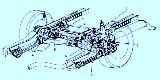 Задняя подвеска Форд Таурус