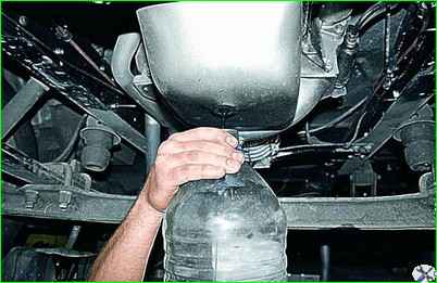 Замена масла и масляного фильтра двигателя