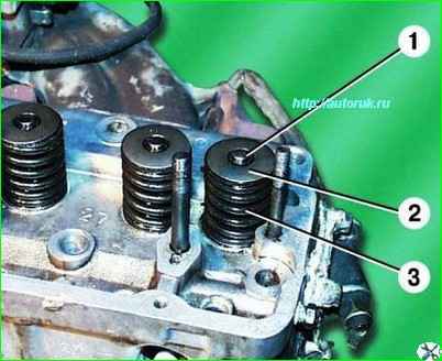 Разборка головки цилиндров