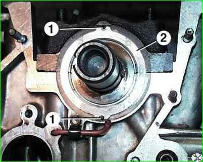 Установка коленчатого вала