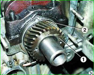 Снятие и установка коленчатого вала