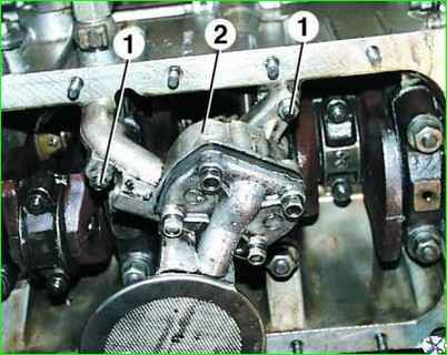 Снятие и разборка масляного насоса