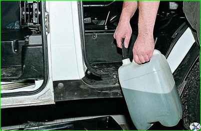 Замена охлаждающей жидкости