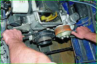 Замена передней манжеты коленчатого вала