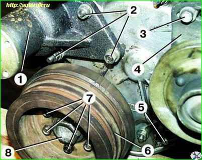 Снятие и установка распределительного вала