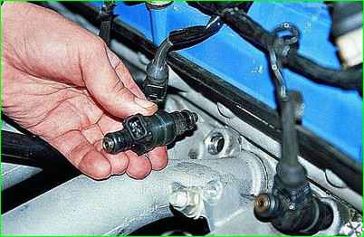 Проверка и замена форсунок двигателя