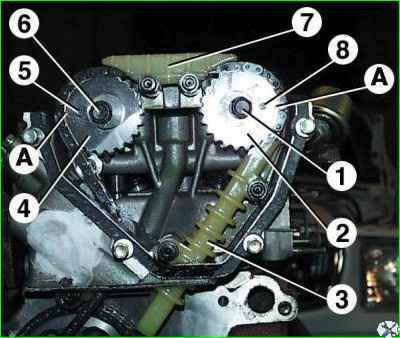 Замена цепей двигателя ЗМЗ-406
