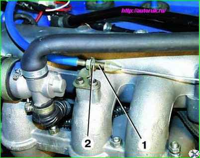 Үдеткіш кабелін реттеу