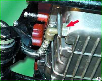 Замена масля двигателя