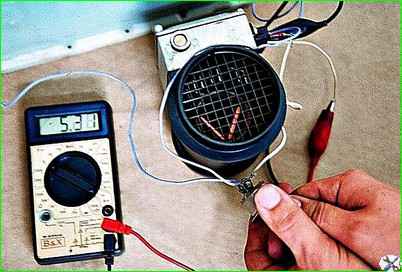 Снятие и проверка датчика ДМРВ
