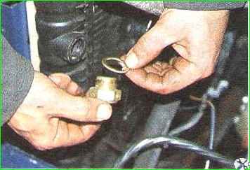 Замена датчика включения электровентилятора