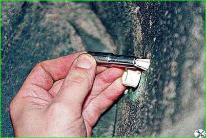 Снятие бокового указателя поворотов