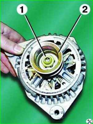 Снятие и разборка генератора