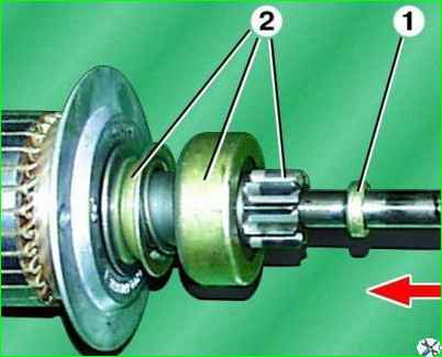 Разборка стартера