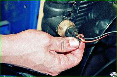 Проверка цепи включения электровентилятора