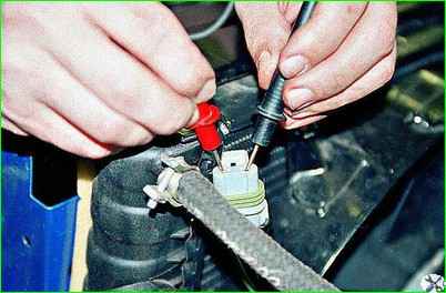 Проверка цепи включения электровентилятора