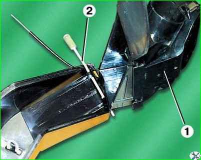 Разборка отопителя