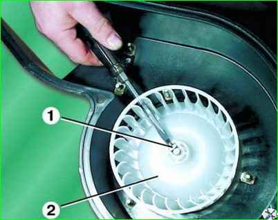 Разборка отопителя