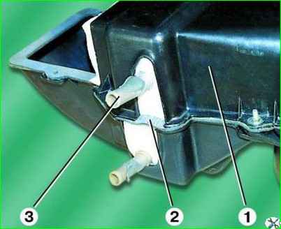 Разборка отопителя