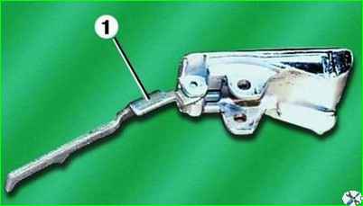 Разборка наружной ручки двери