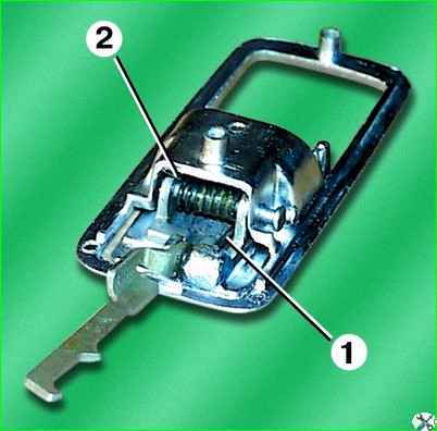 Сборка ручки двери