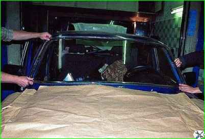 Замена ветрового стекла