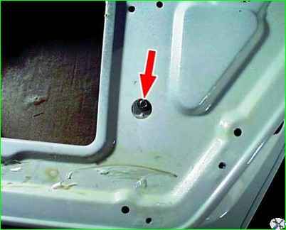 Снятие неподвижного стекла двери