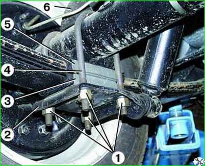 Зняття та встановлення ресори