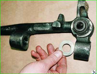 Замена шкворня подвески