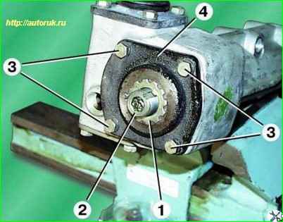 Разборка рулевого механизма