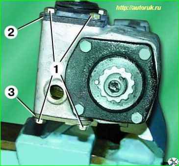 Разборка рулевого механизма