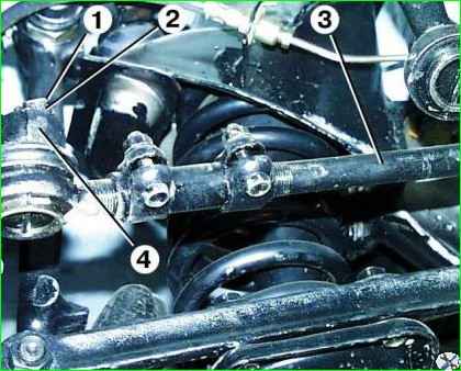 Снятие рулевой трапеции