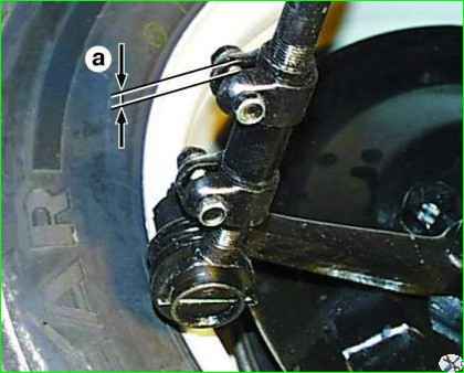 Осмотр рулевой трапеции