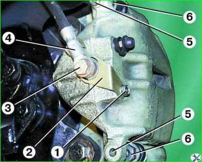 Алдыңғы дөңгелек суппорты