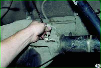 Регулировка привода регулятора давления