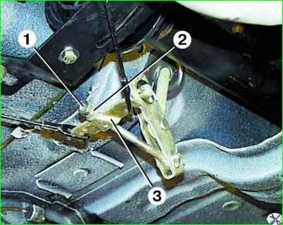 Регулювання гальма стоянки