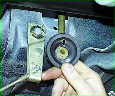 Установка рычага