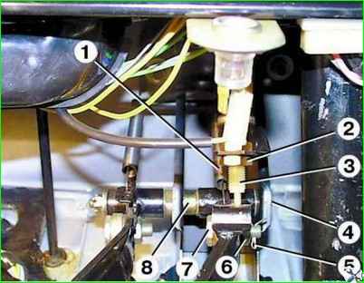 Тежегіш педальды алу және орнату