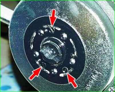 Снятие и установка тормозного барабана