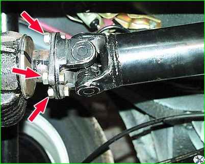 Снятие заднего моста