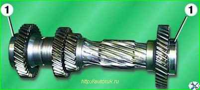 Рдуктордың аралық білігін бөлшектеу және құрастыру