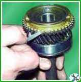 Проверка зазора между блокирующими кольцами