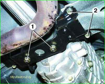 Снятие и установка коробки передач