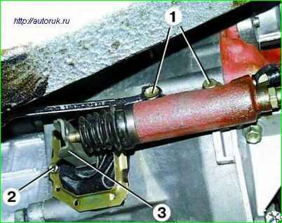 Снятие и установка коробки передач